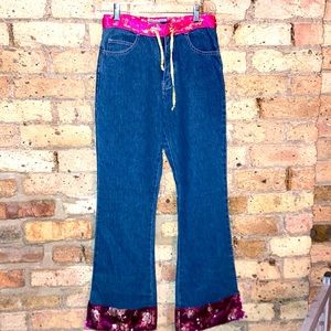 Limited Too silk detailed jeans